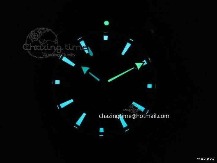 0521 Resilient Planet Ocean 2016 43.5mm SS OM 1:1 Best Edition Black Dial On Black Nylon Strap A 8167